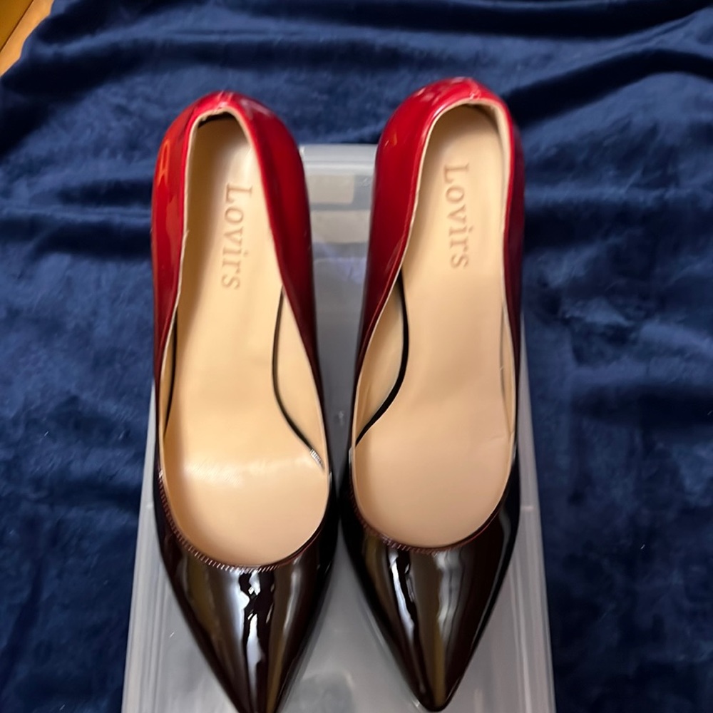 Two-Toned High Heel Pumps